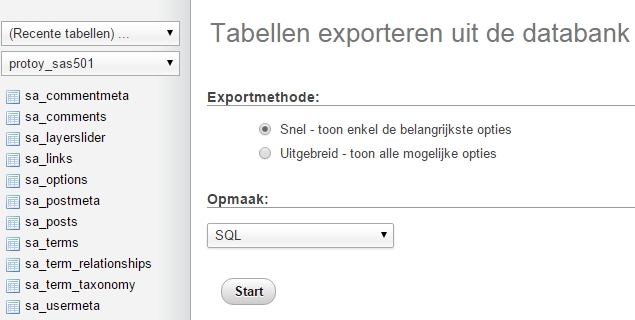 Tabellen-exporteren-mysql